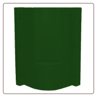 bg 20" Stall fount II Shroud - Green bg 20" Stall fount II Shroud - Green